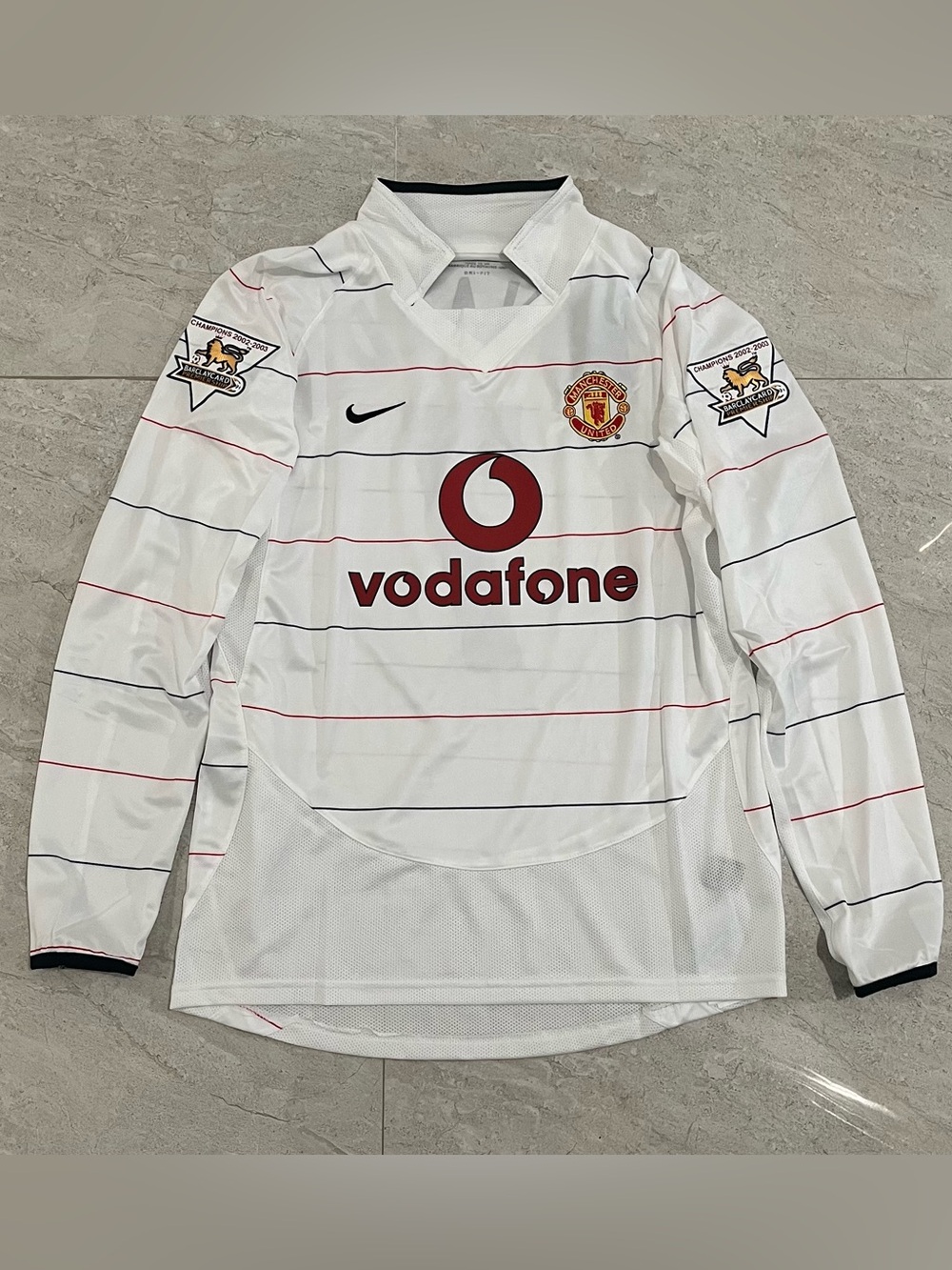 Manchester United 03/05 third kit Long Sleeve - Ronaldo #7 SIZE MEDIUM